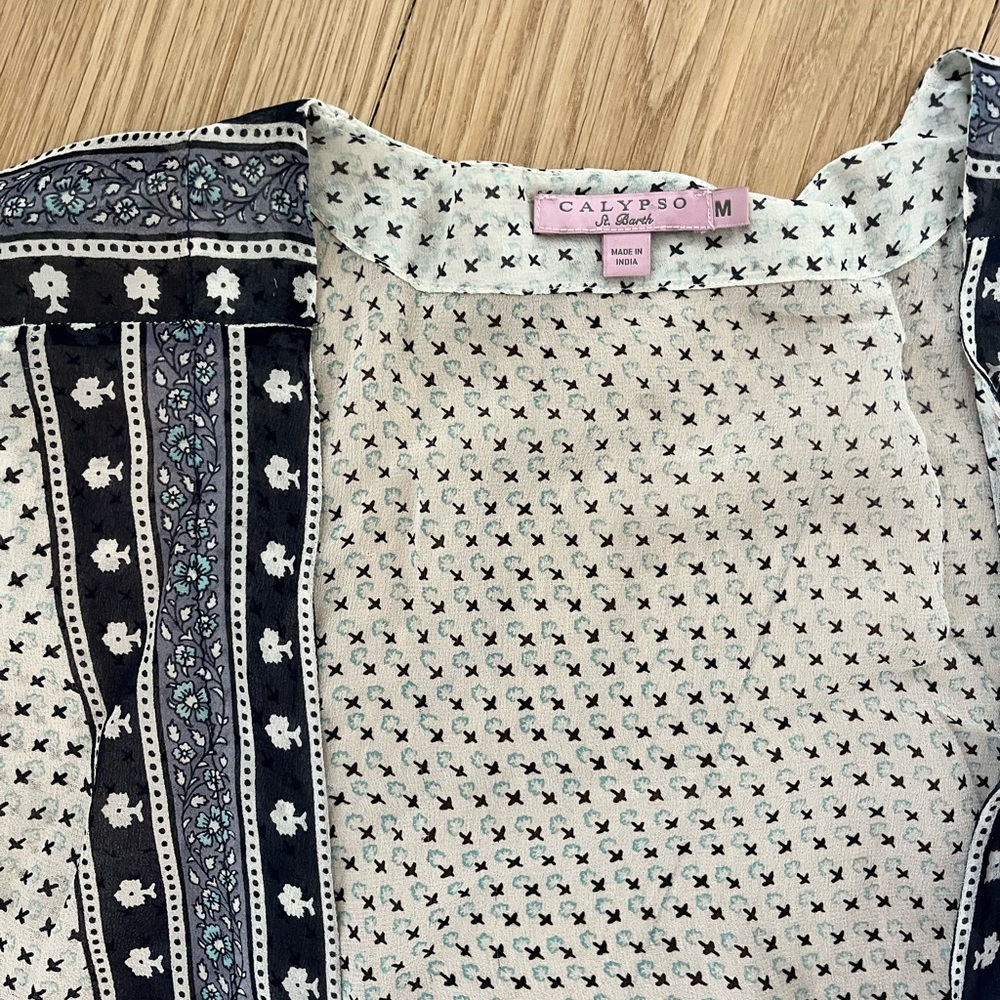 Calypso silk blouse